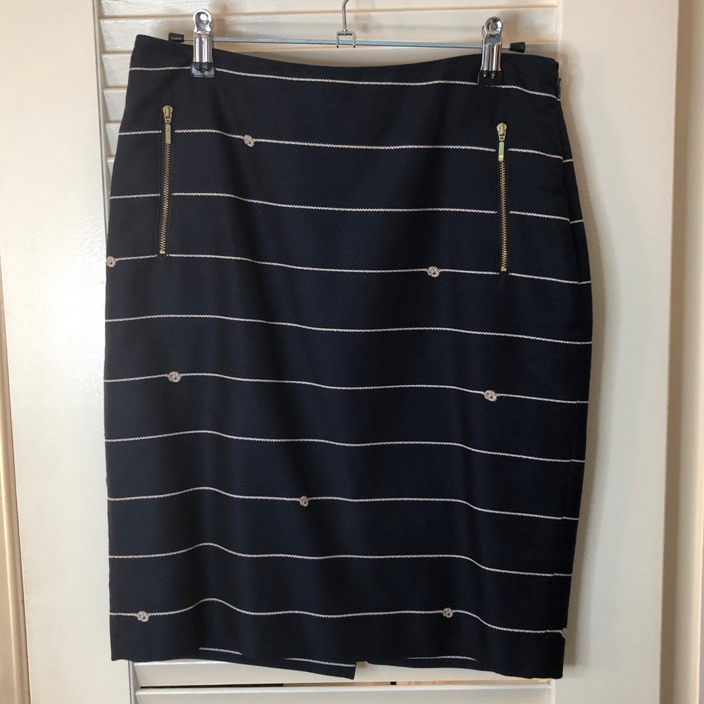 3/$25 The Limited Navy Pencil Skirt